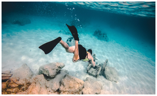 Person snorkeling